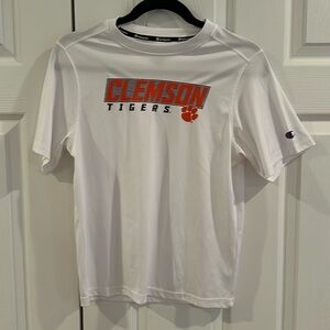 Youth Champion White Clemson Tigers T-Shirt size YL 10-12